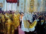 Laurits Tuxen Tuxen Wedding of Tsar Nicholas II Sweden oil painting artist